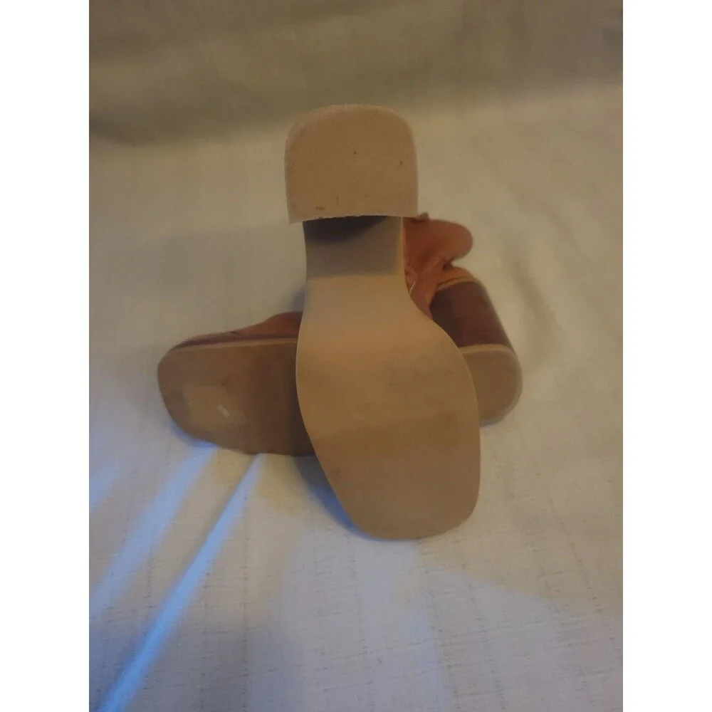 Vintage Rare Y2K Frye Karma Zip Brown Size 8 Patina Leather - Picture 11 of 11